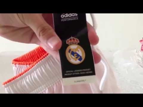 Real Madrid 2013 Adidas shorts Unboxing & Review [Full HD]