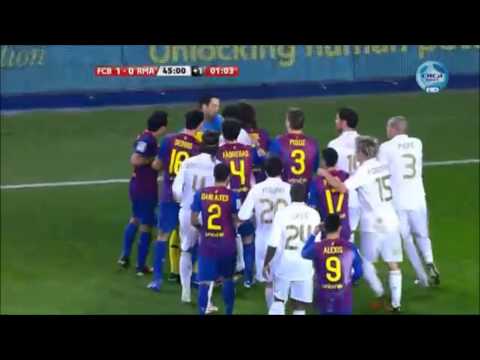 El Clasico - Real Madrid vs. Barcelona // Most Heated Moments { Fights, Brawls, Fouls }