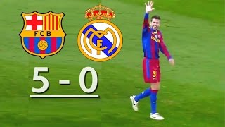 Barcelona vs Real Madrid (5-0)