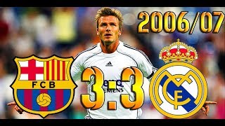 Барселона - Реал Мадрид 3:3 ОБЗОР МАТЧА HD.2006/07.